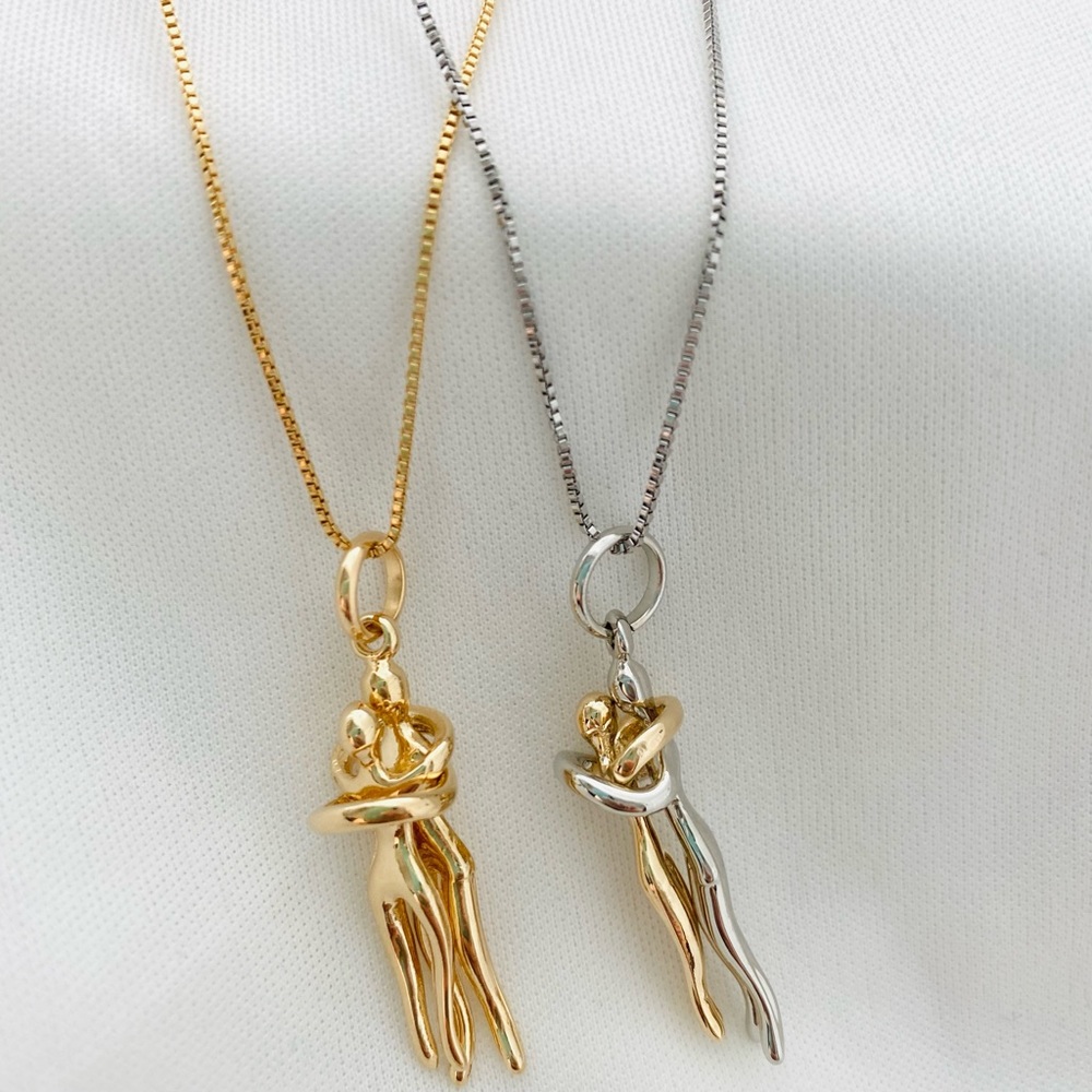 Dancing Couple Necklace
